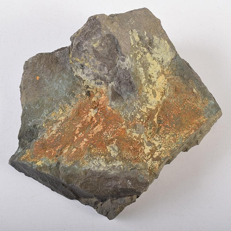 天然石　鑑賞石　伊州産　鏡石　置物　約778g　時代箱付　V　R8602