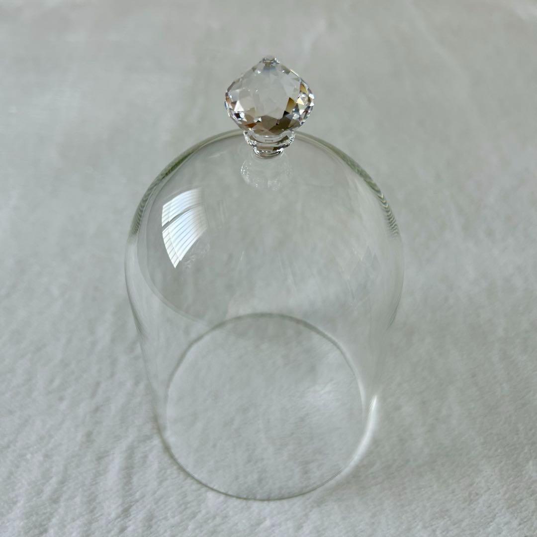 【2点おまとめ】チョコママ様　スワロフスキー　ガラス鐘、フラワーベース