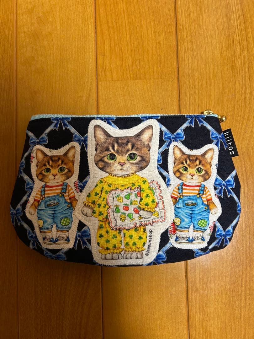 ハンドメイド　コヤンイサムチョン　ダーツ入りポーチ