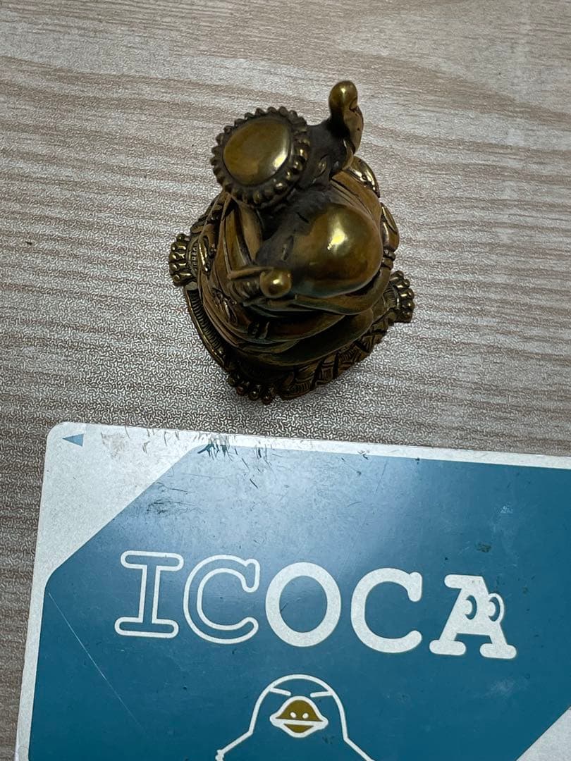 《 チベット密教　新品　1点物 》 オリジナル　真鍮製　ガネーシャ　聖天　秘仏