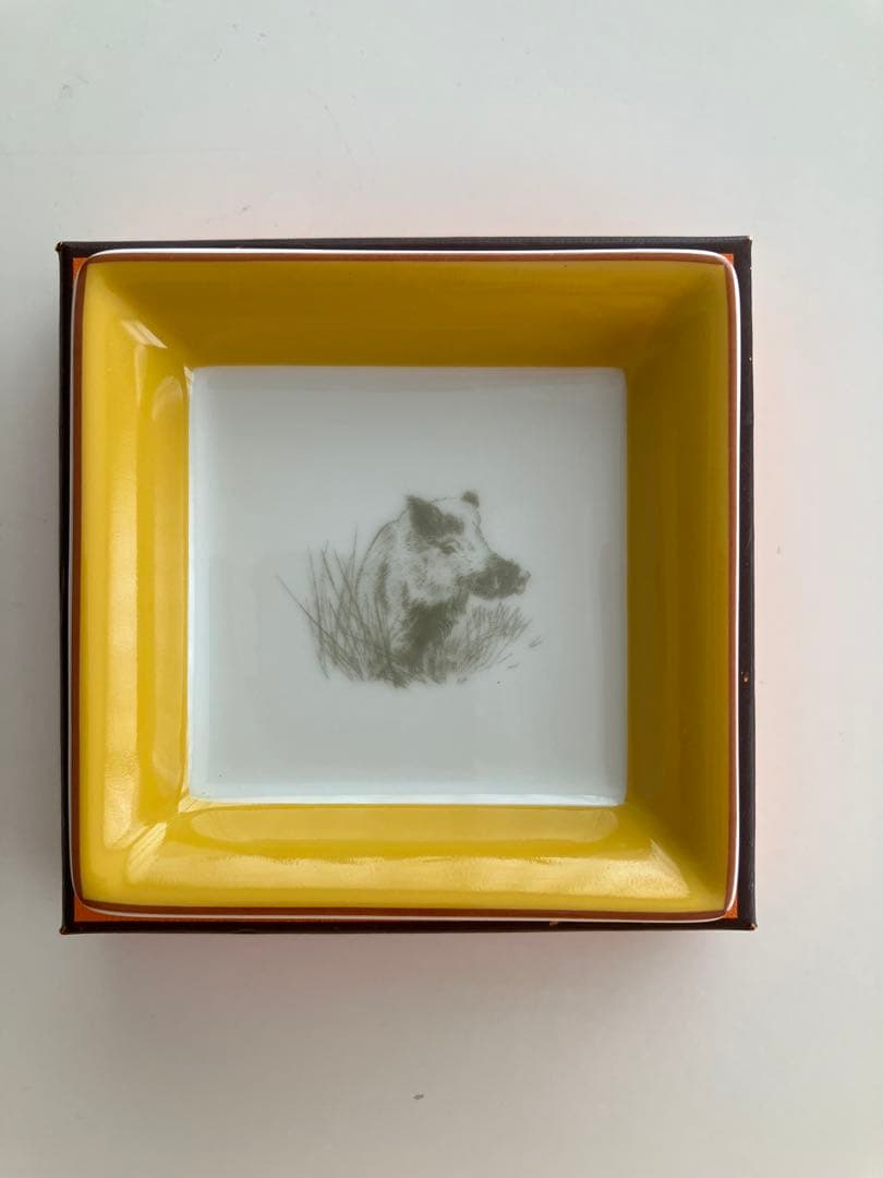 エルメス 小皿 プレート イノシシ スコティッシュテリア