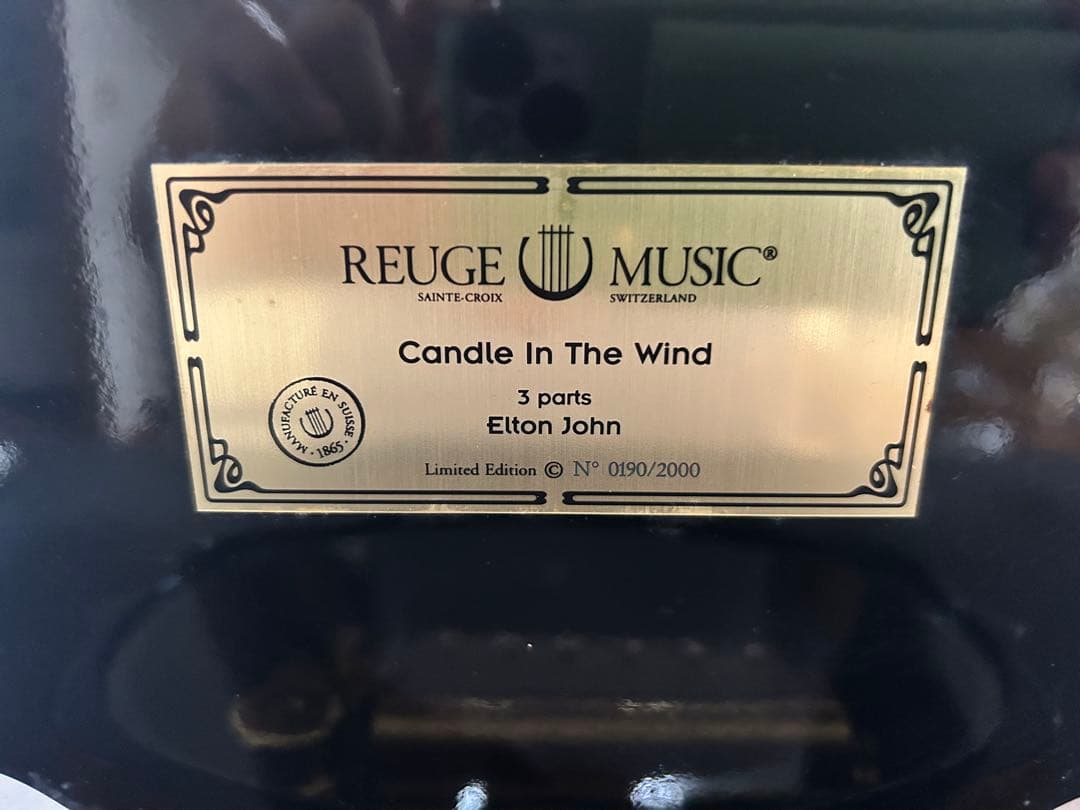 【初売りセール！！】オルゴール　リュージュ製　ダイアナ妃メモリアル