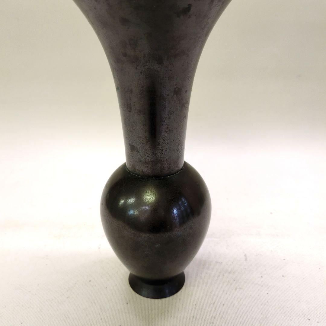 銅製花器 剣山付 池坊好み 池坊花器 - メルカリ