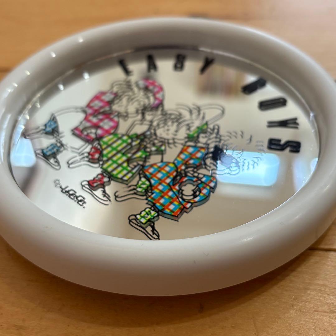 ☆80s☆昭和 EASY BOYS レトロ 壁掛け 鏡 ミラー チェッカーズ - メルカリ