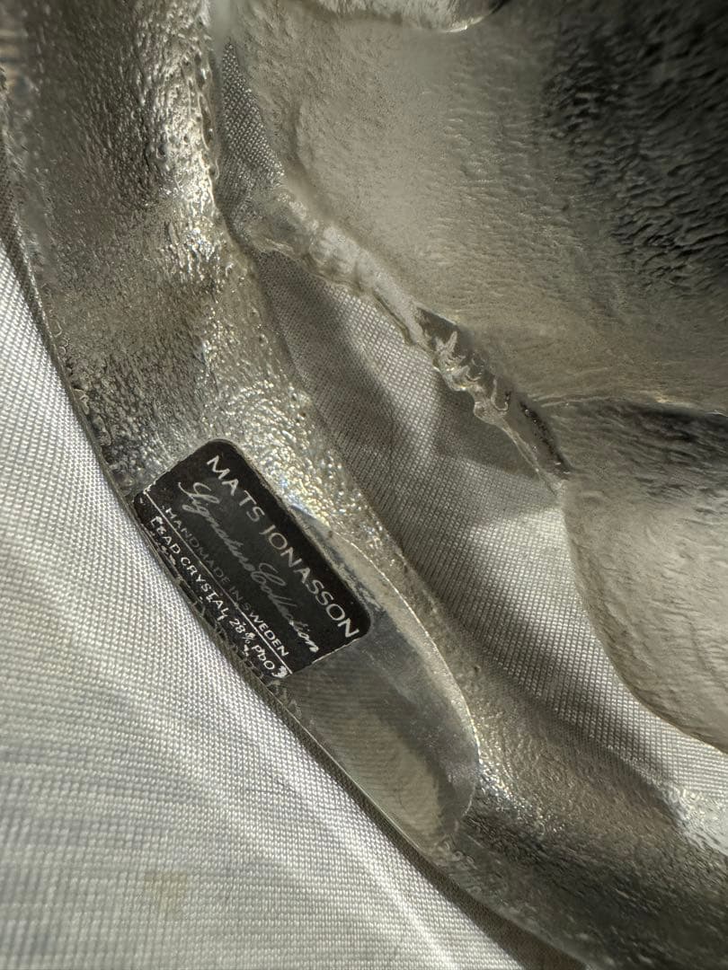 マットジョナソン リードクリスタル タートル鳩 ラブバード ペーパーウェイト鉛