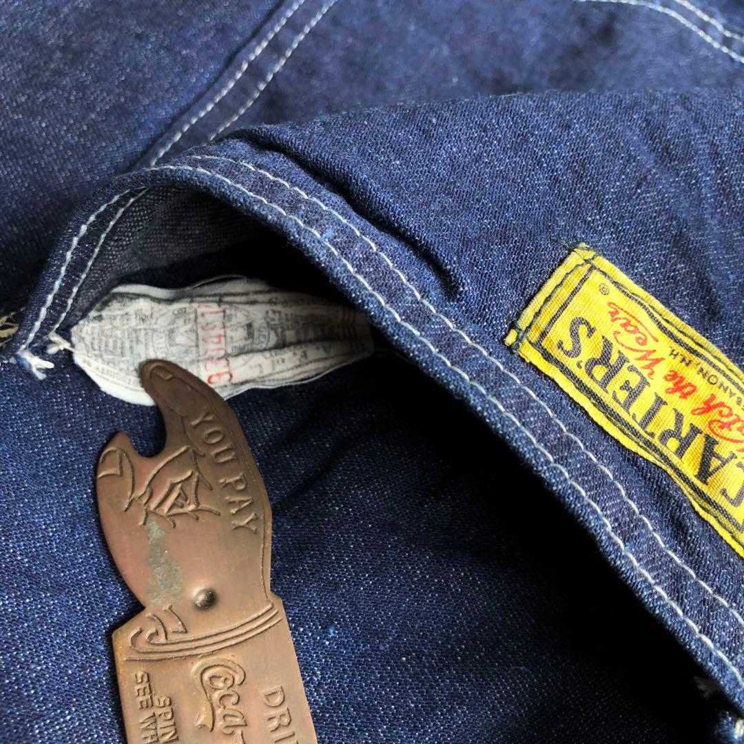〜50s CARTER’S インディゴデニム エプロン ワーク エンジニア