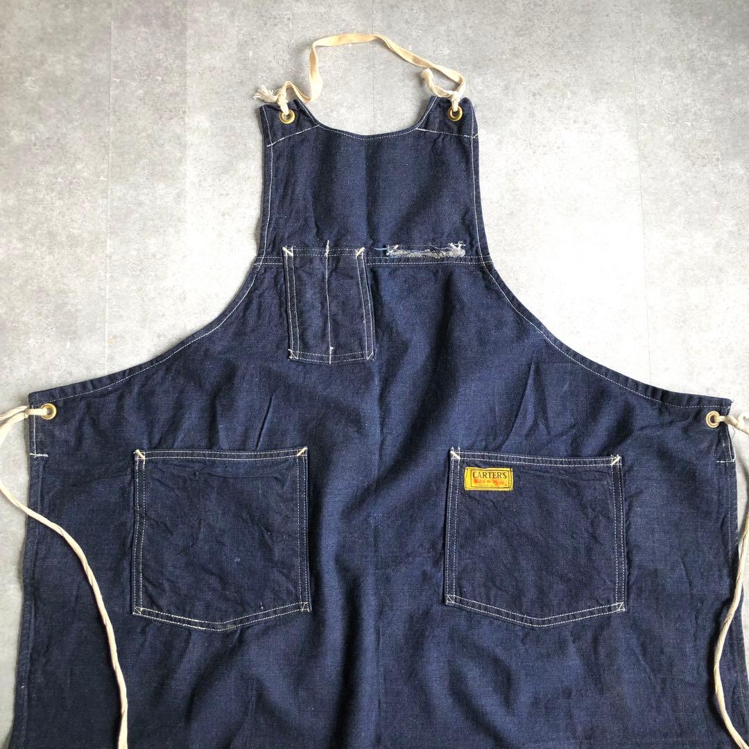 〜50s CARTER’S インディゴデニム エプロン ワーク エンジニア