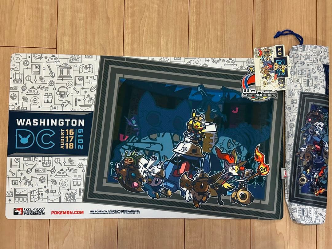 ポケモンカード WCS2019 ワシントン限定 プレイマット - メルカリ