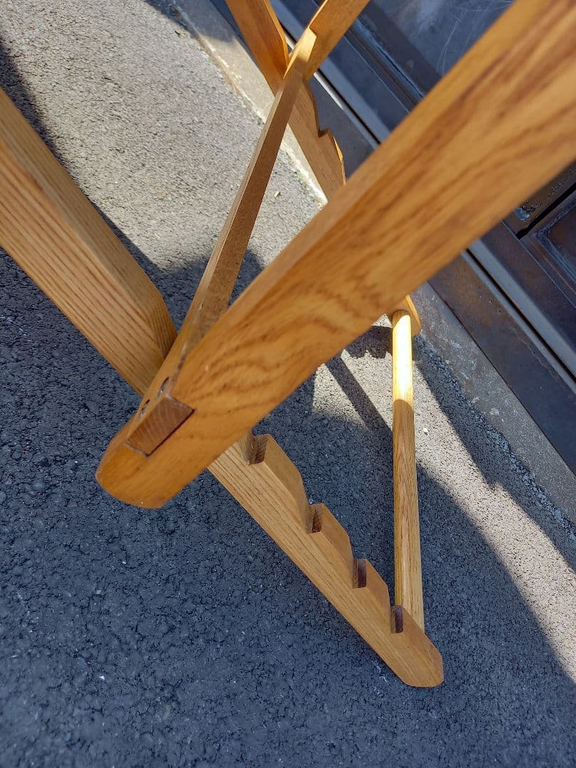 1960年代　アンティーク　帆布　オーク　フレーム　ロッキングチェア