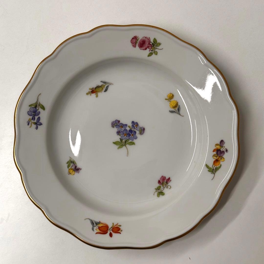 Meissen マイセン　散らし小花　皿　プレート16cm 6枚セット