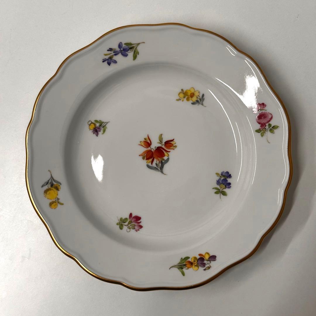 Meissen マイセン　散らし小花　皿　プレート16cm 6枚セット