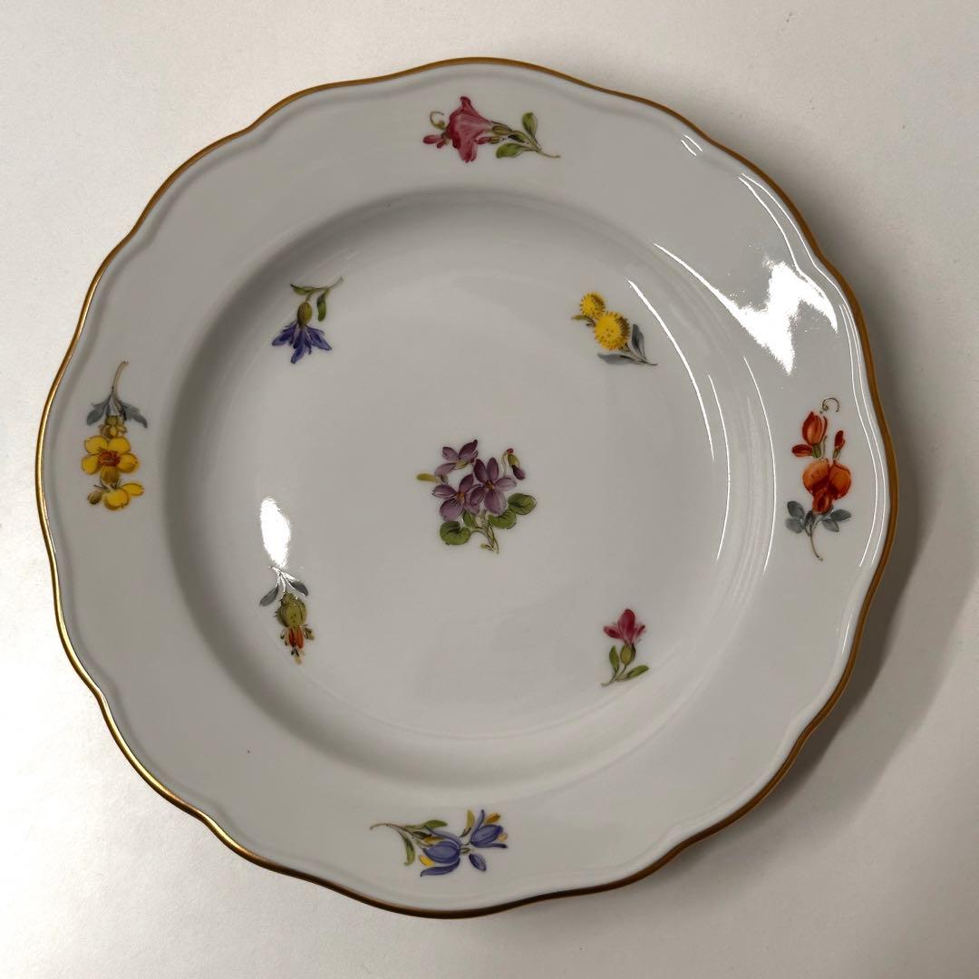 Meissen マイセン　散らし小花　皿　プレート16cm 6枚セット