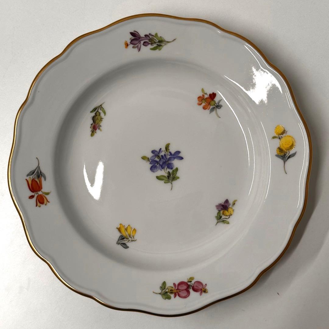 Meissen マイセン　散らし小花　皿　プレート16cm 6枚セット