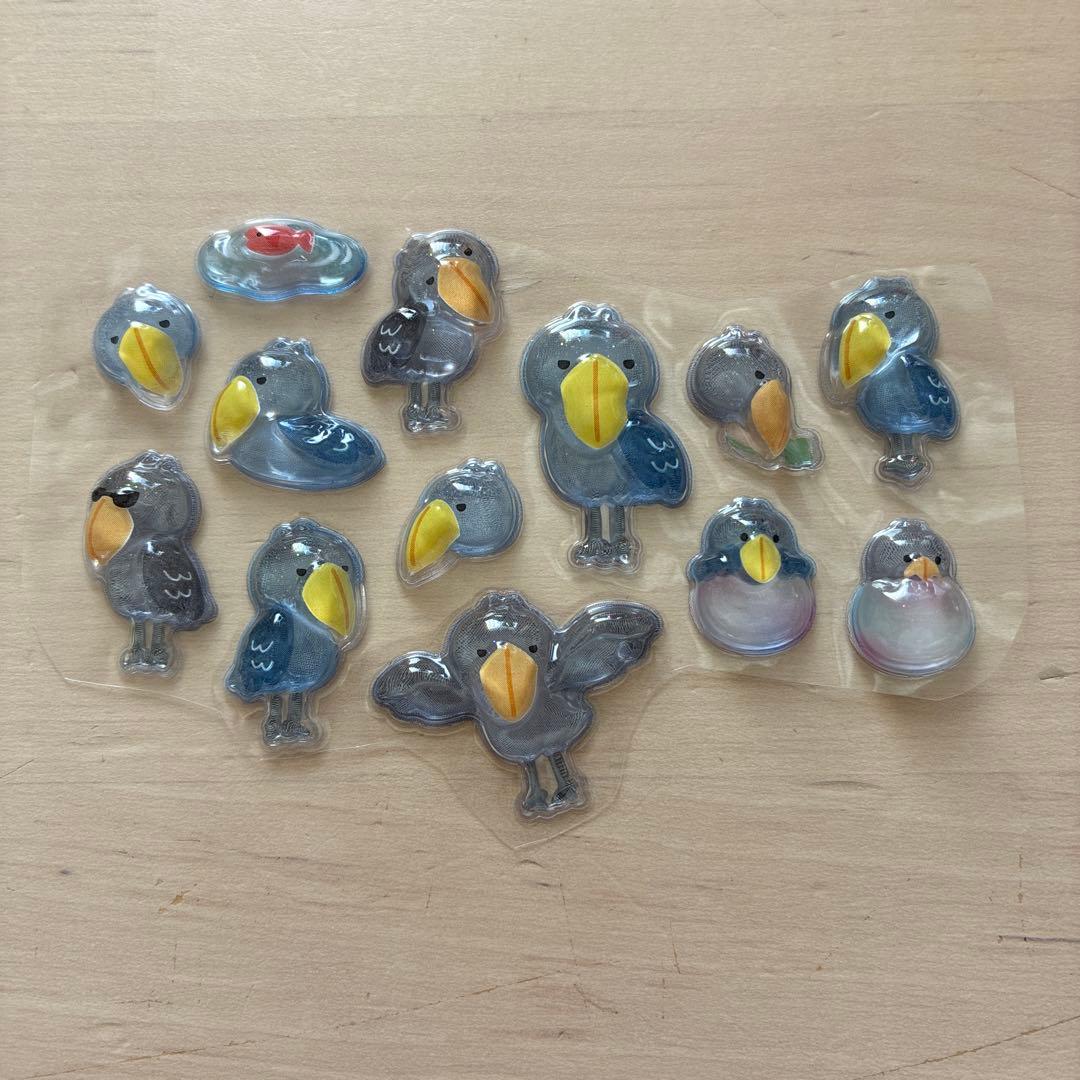 ボンボンドロップシール カピバラ ハシビロコウ レッサーパンダ - メルカリ