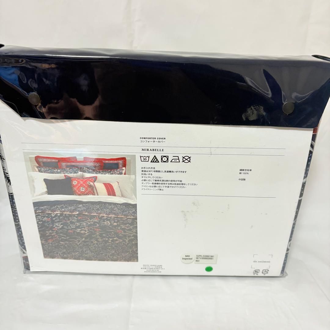 美品　Ralph Lauren ラルフローレンホーム　コンフォーターカバーダブル