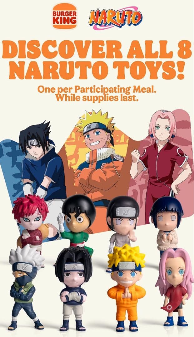 NARUTO バーガーキング コラボ フィギュア ナルト - メルカリ