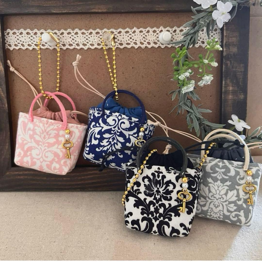 2408-35 ミニチュア巾着トートサシェ 香り袋　SOLD→ご注文承ります♡