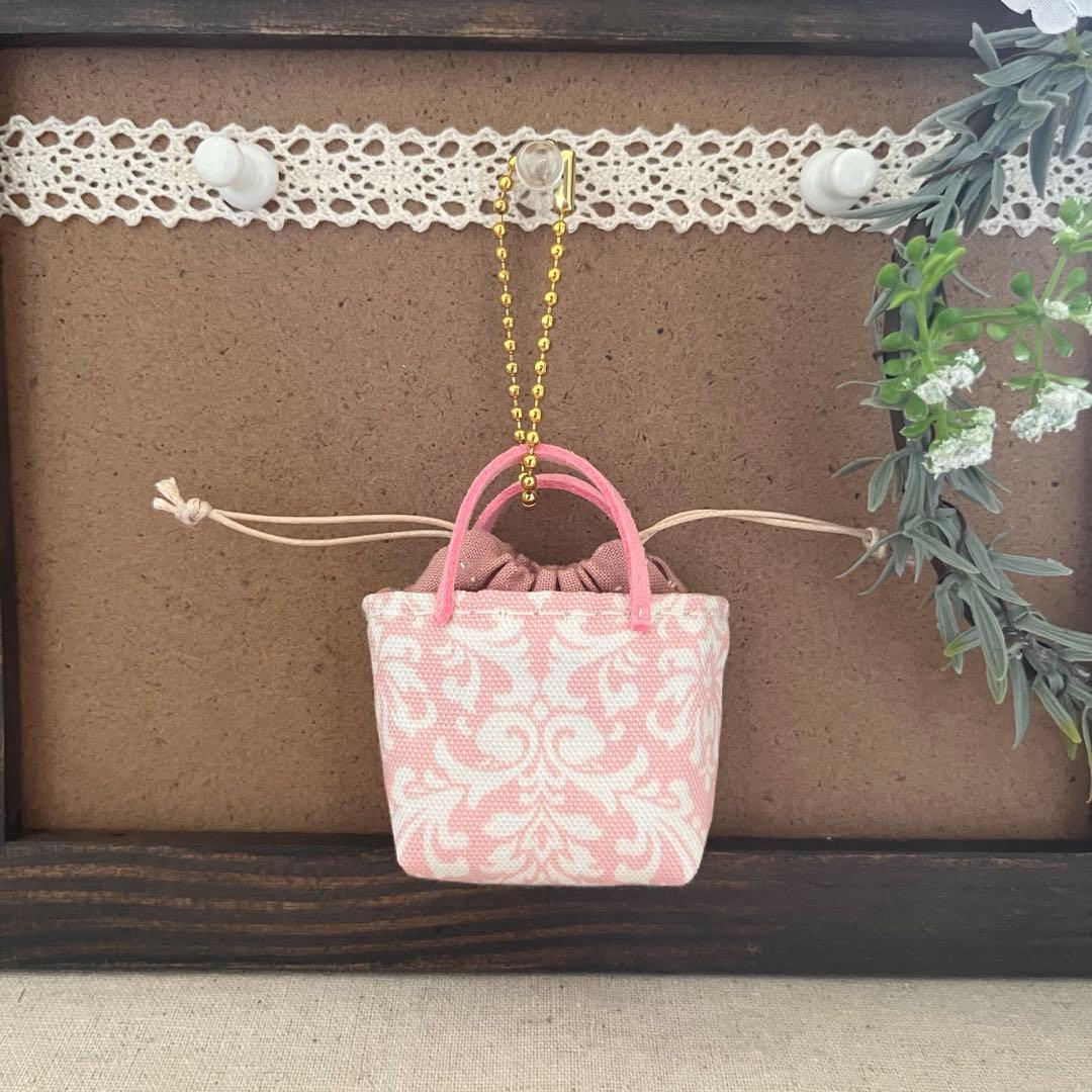 2408-35 ミニチュア巾着トートサシェ 香り袋　SOLD→ご注文承ります♡