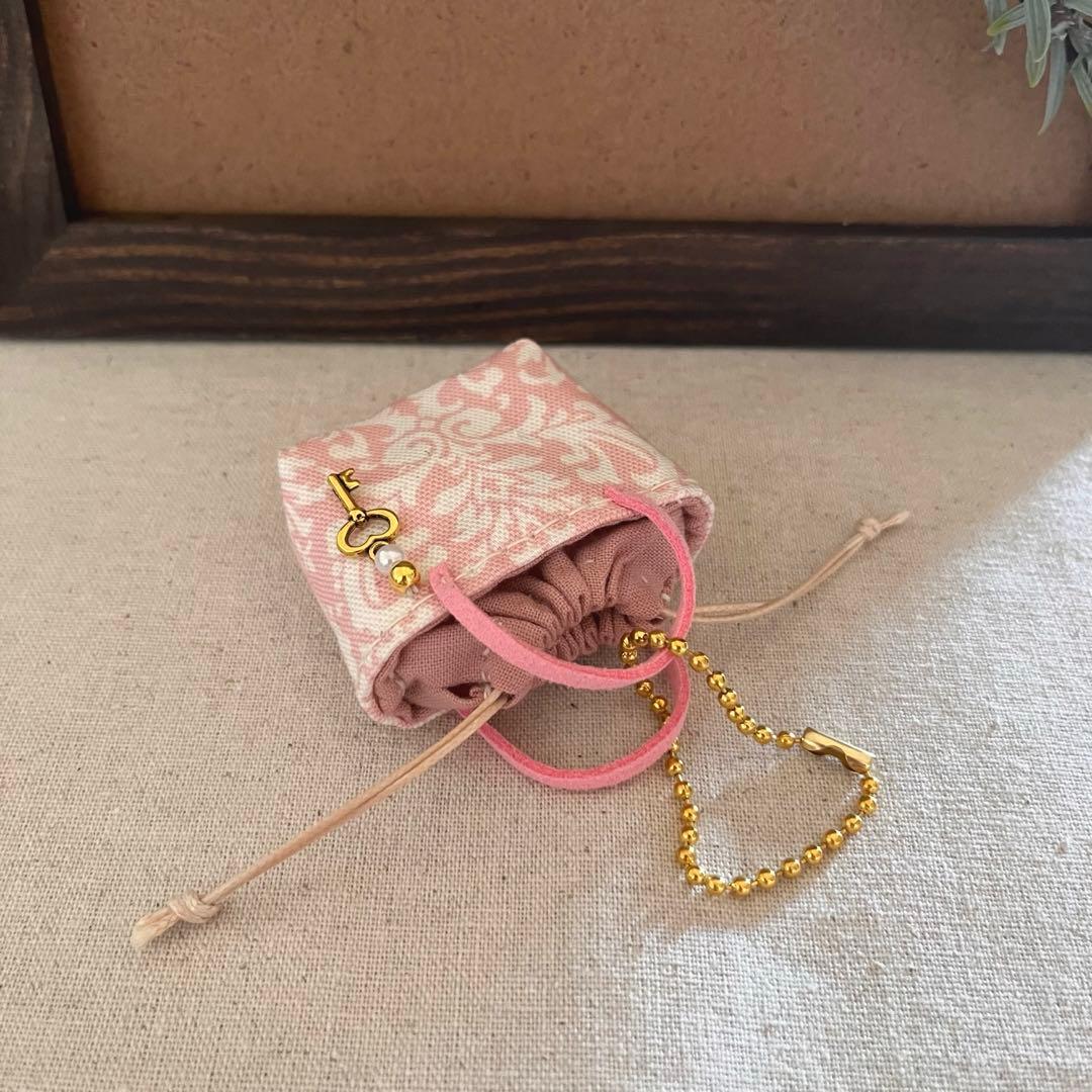 2408-35 ミニチュア巾着トートサシェ 香り袋　SOLD→ご注文承ります♡