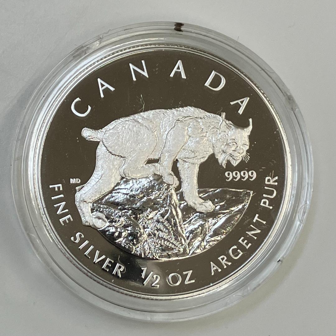 カナダ王立造幣局発行 Lynx ファインシルバー4枚セット 2005年