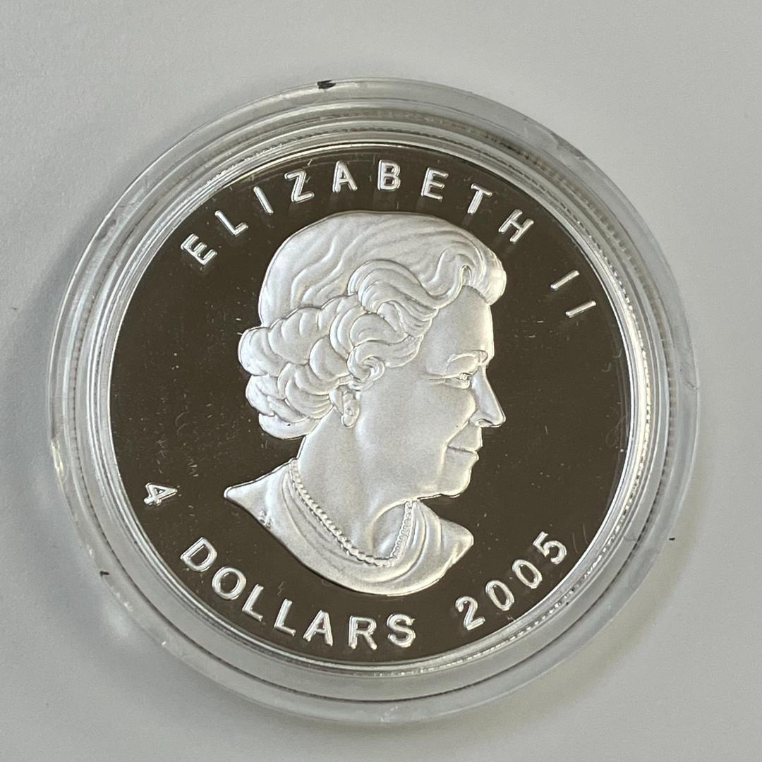 カナダ王立造幣局発行 Lynx ファインシルバー4枚セット 2005年