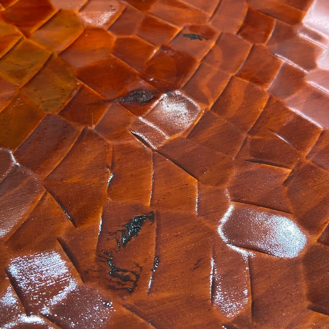 讃岐彫　膳　盆　半月　木製　5枚セット