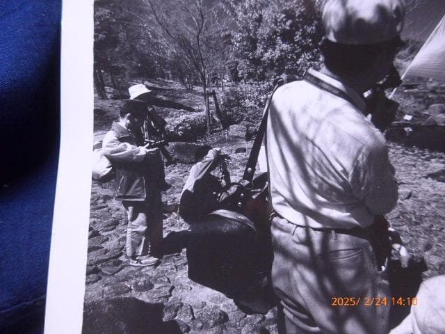 野上透のヴィンテージ　オリジナルプリントです。「撮影会の一シーン」です。