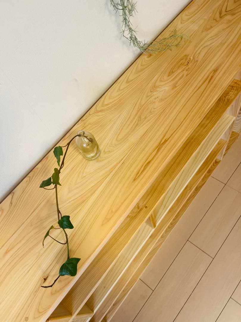 ひのき　収納棚　ラック　チェスト　無垢材家具　棚　檜　桧