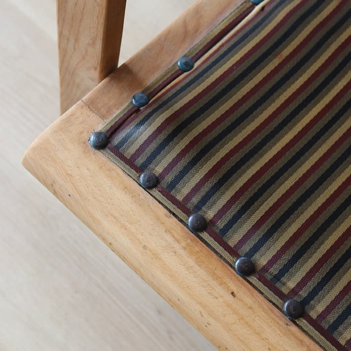 アンティーク 秋田木工 肘付イス ジャパニーズヴィンテージ ブナ材 剥離