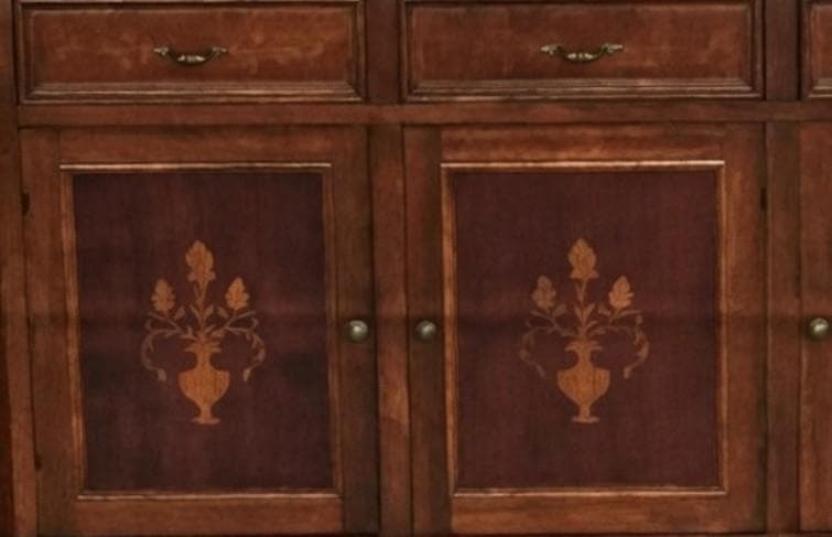 イタリア サイドボード クラシック家具 象嵌 アンティーク S3DI 送料無料