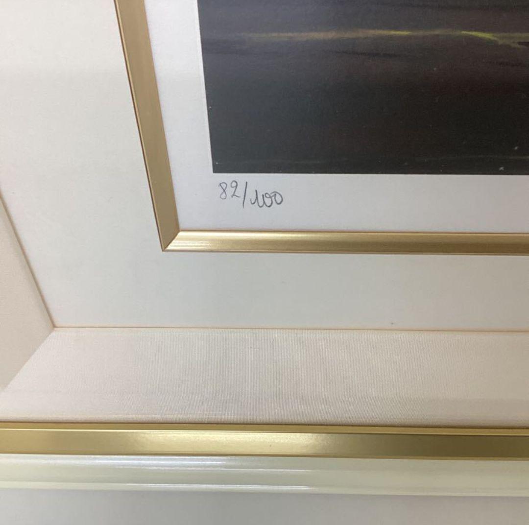 版画 ミッシェル・バテュ 私の摩天楼 作品番号 82/100 シルク