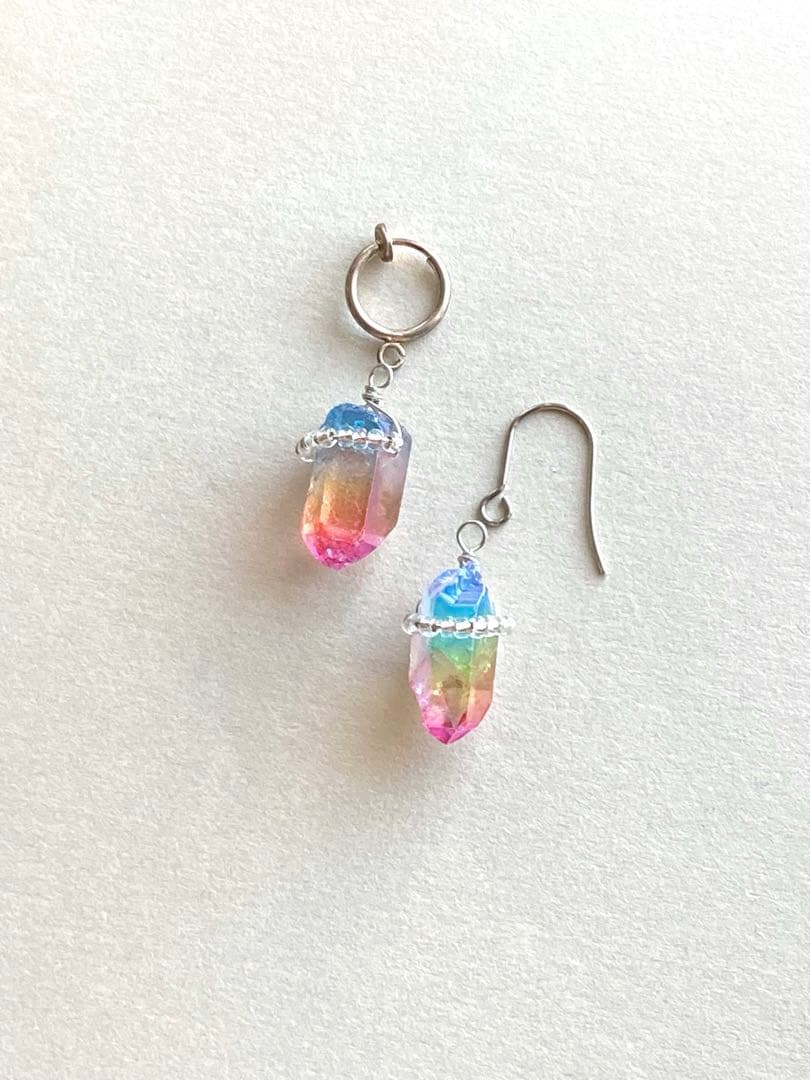 no.0044  rainbowクォーツ　一点物