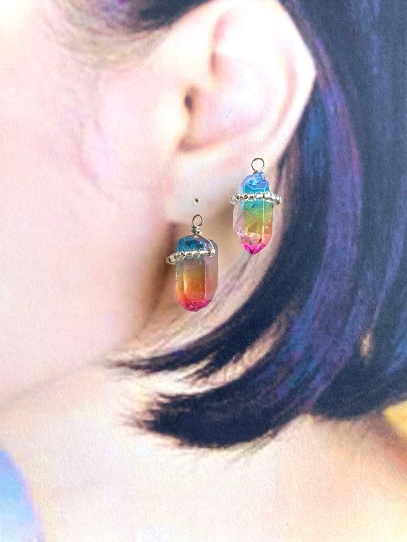 no.0044  rainbowクォーツ　一点物