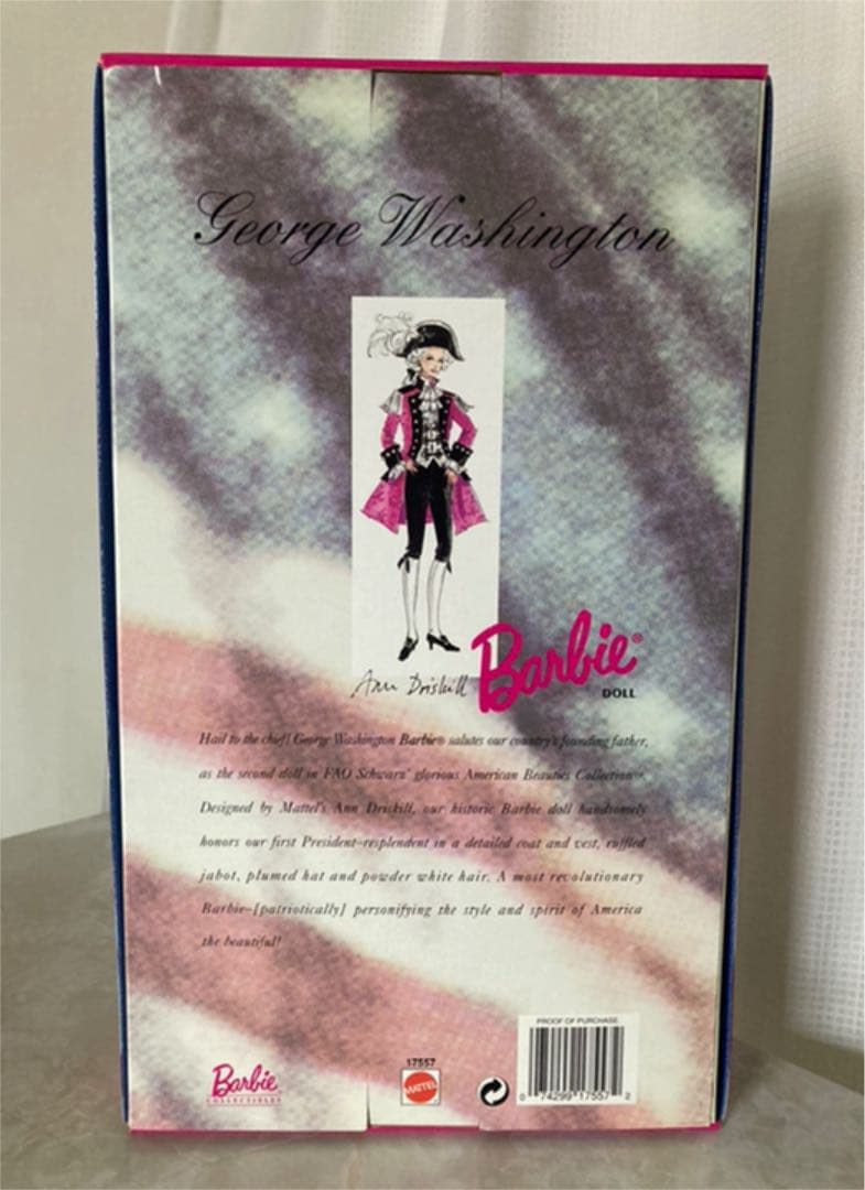 バービー　ジョージ•ワシントン　シュワルツ　1996  [ 未開封品 ] レア