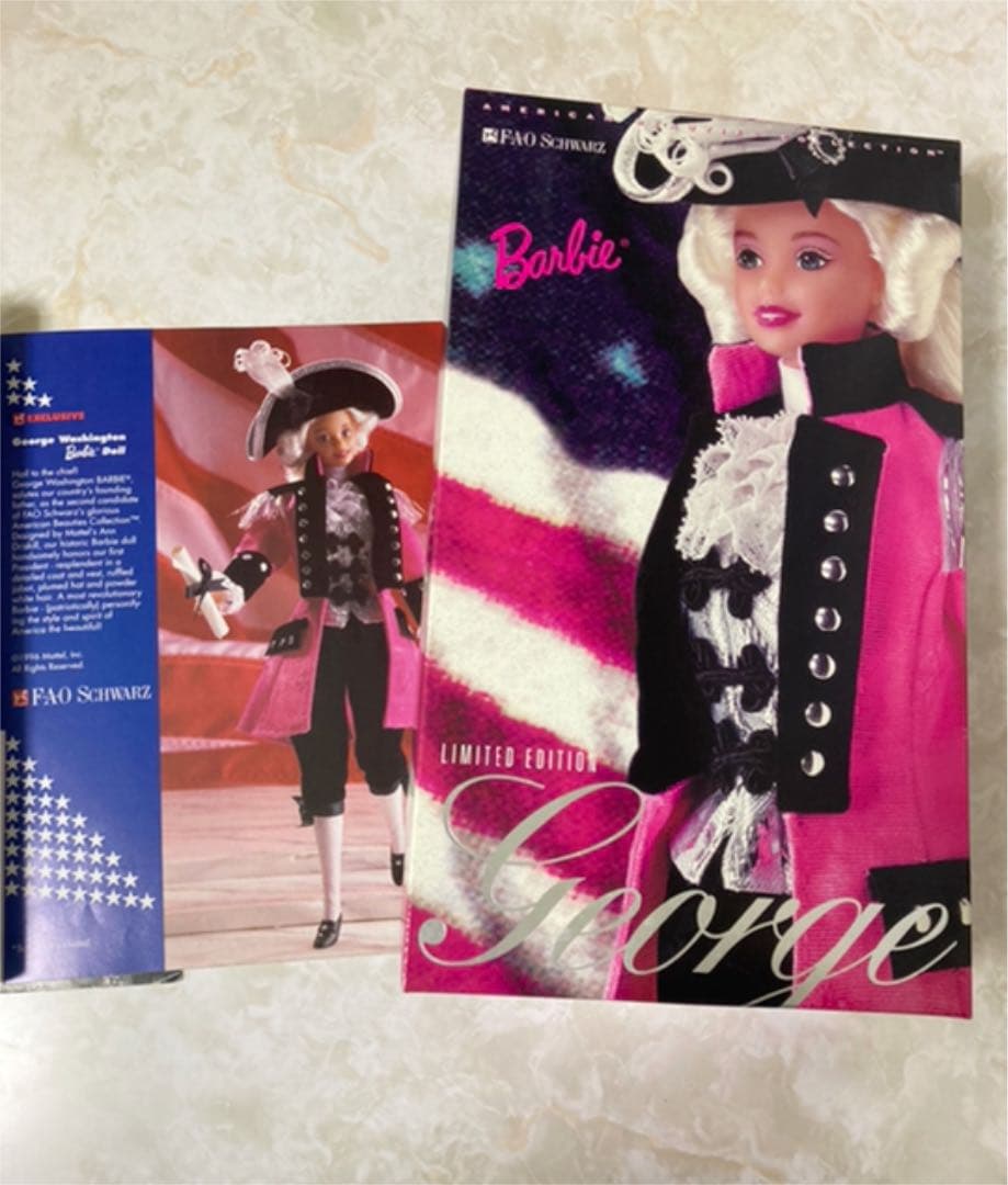 バービー　ジョージ•ワシントン　シュワルツ　1996  [ 未開封品 ] レア