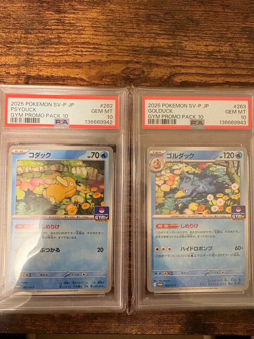 psa10】ジムプロモ コダック ゴルダック連番 しめりけ 262/SV-P - メルカリ