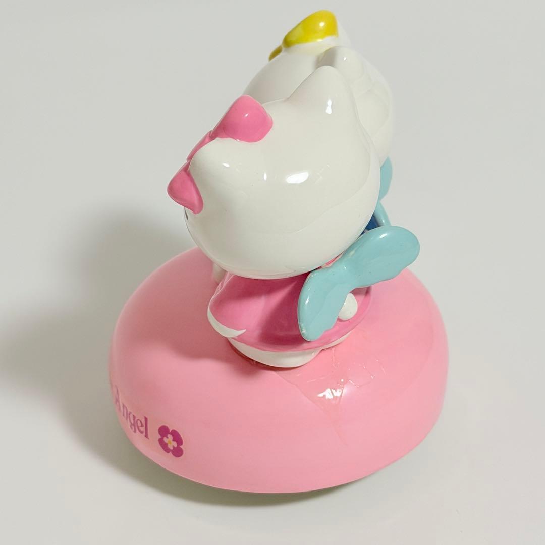 【日本限定】ハローキティ 陶器製 キティ&ミミィ オルゴール 星に願いを