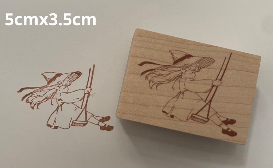 最終値下げ　海外ゴム印　レア　魔女　猫　天使　花　チーズ　可愛い　手帳