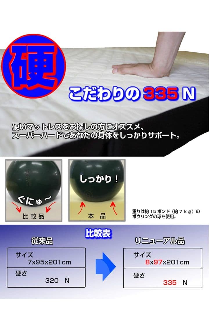 アキレス　マットレス シングル 335N