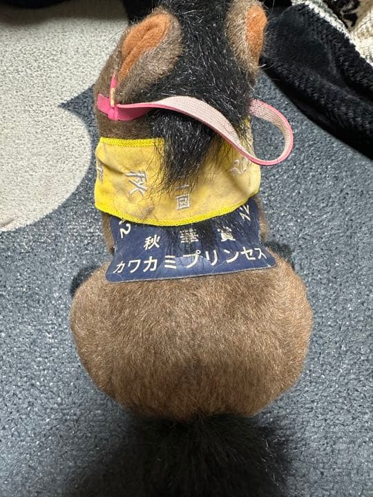競走馬のぬいぐるみ