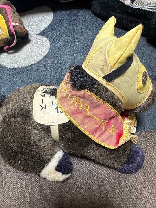 競走馬のぬいぐるみ