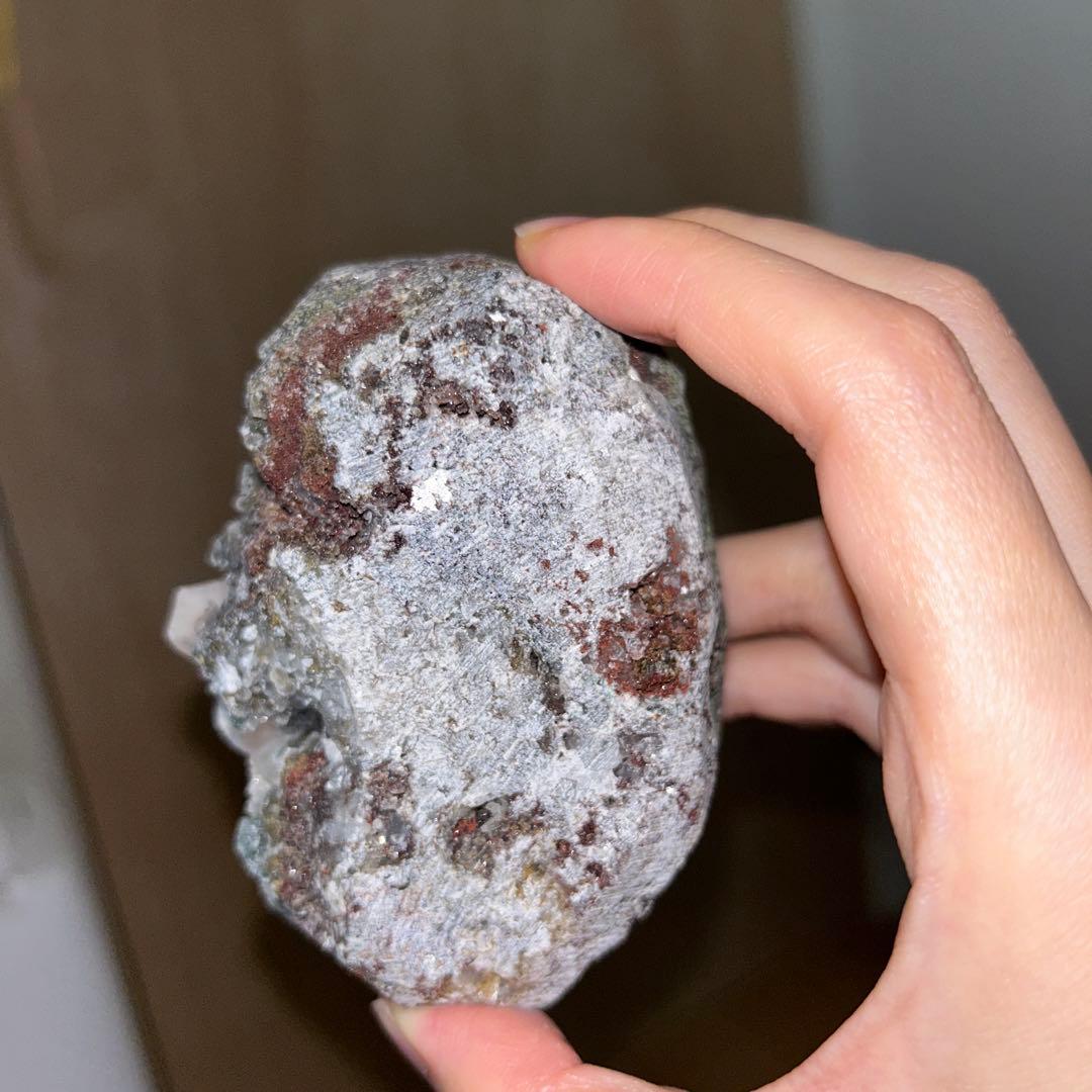 アポフィライト スティルバイト共生 原石 天然石 241g