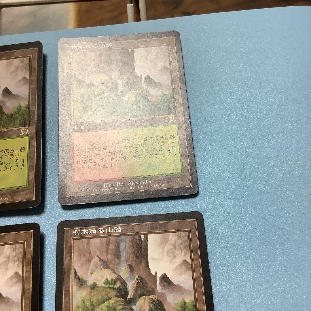 *バラ売り可*  樹木茂る山麓　ONS日本語4枚セット