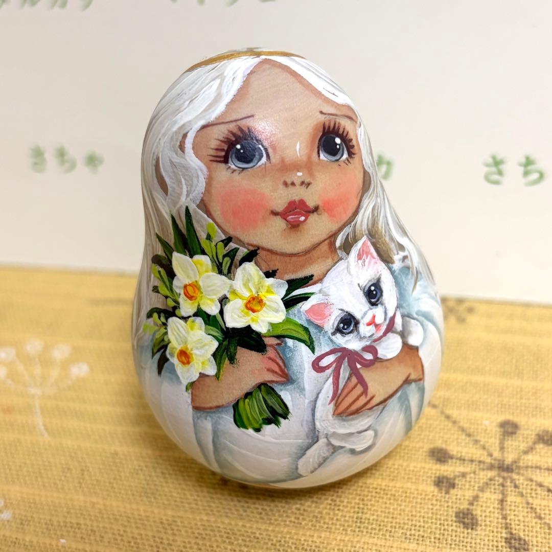 おきあがりこぼし　マトリョーシカ　クリスマス　天使　猫