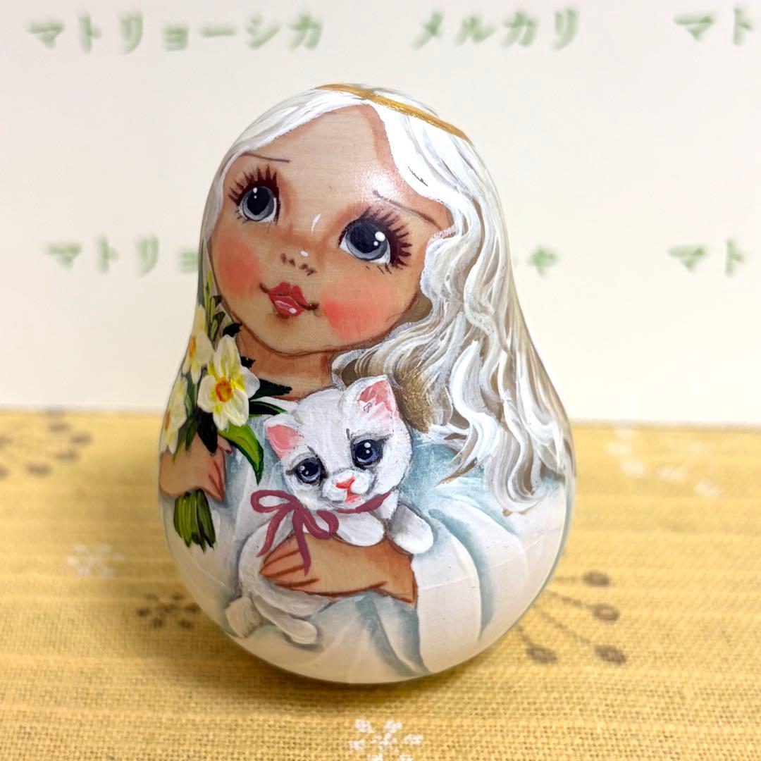 おきあがりこぼし　マトリョーシカ　クリスマス　天使　猫