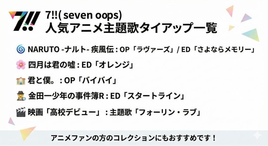 7!! （現 seven oops） 4人直筆サイン 缶バッジ 非売品