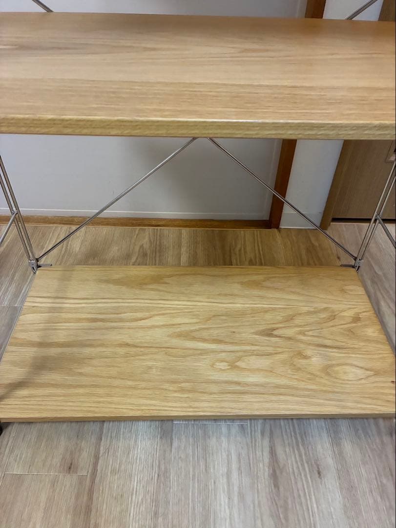 無印良品 ステンレスユニットシェルフ オーク材 棚セット ワイド大