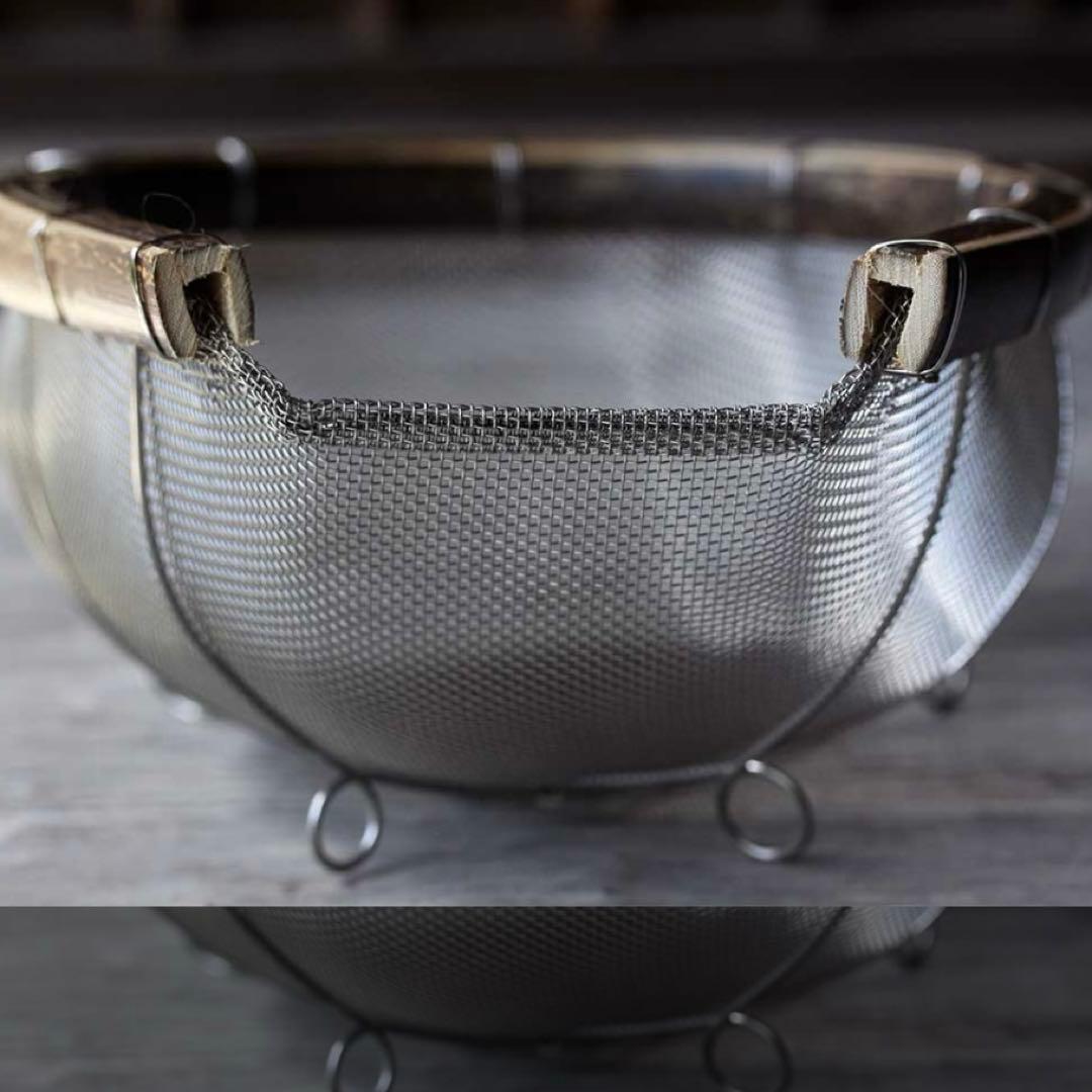 Taketora 竹虎 虎竹水切りステンレスザル（特大サイズ）稀少