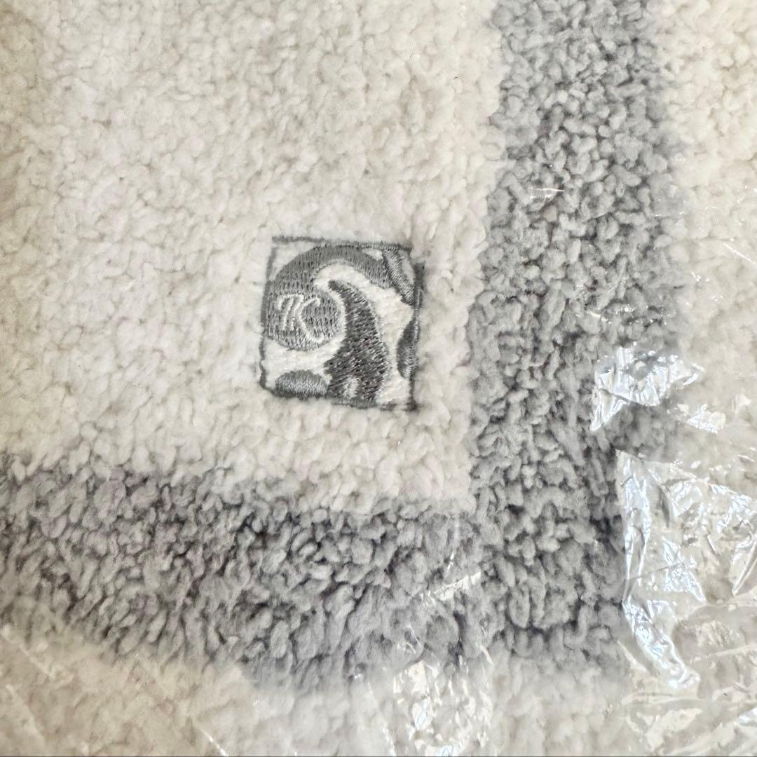 美品 kashwere フレームクッションカバー グレー/ホワイト2点セット