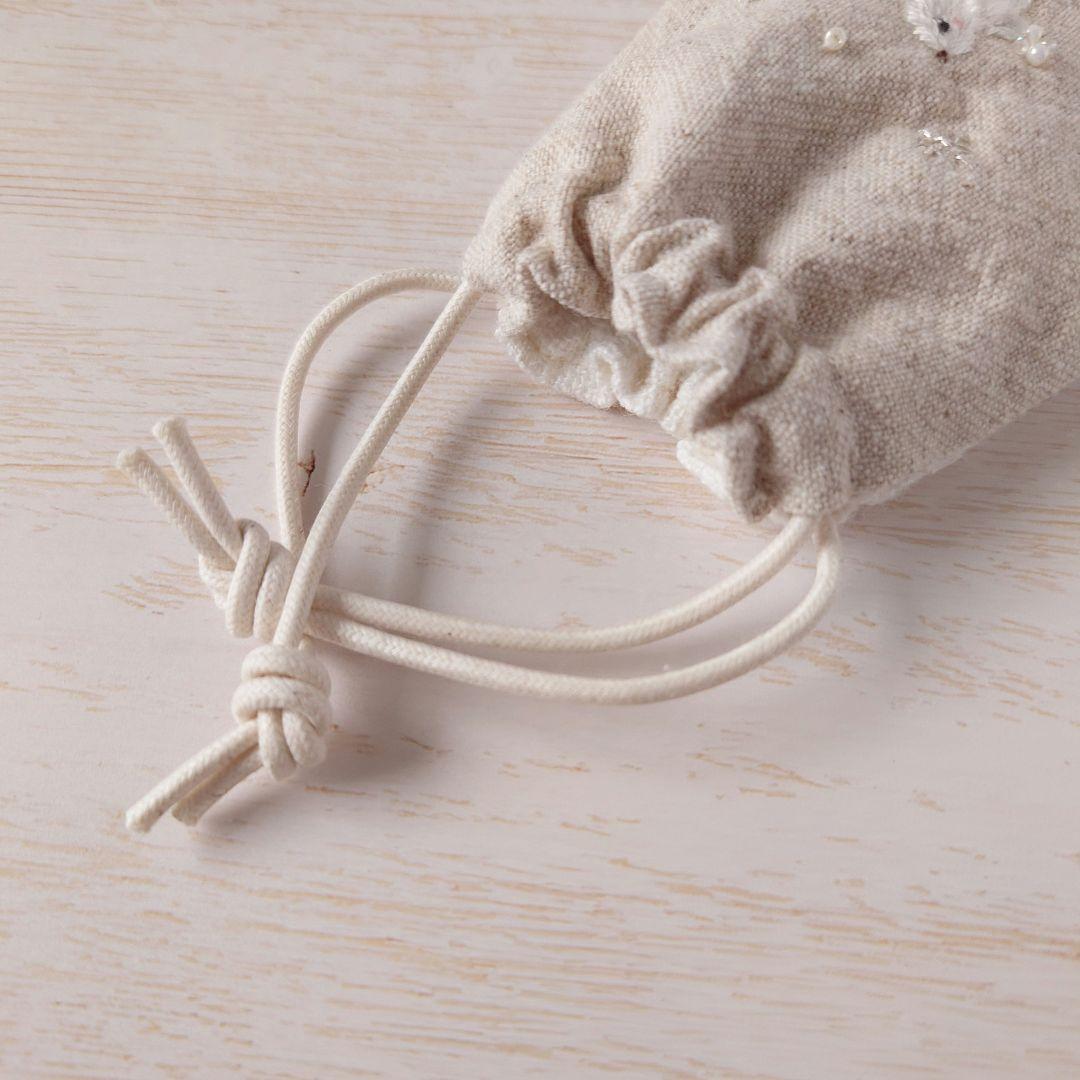 ちっちゃな巾着サシェ/詰替えタイプ/うさこと雪